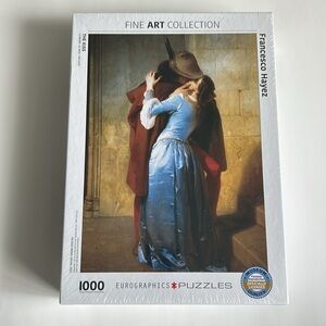 The Kiss 1000-Piece Jigsaw Puzzle - Blue